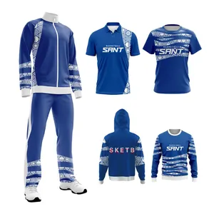 OEM Service Men's Blue Fashion Sport Suit Wholesale Zipper Custom Fitness Jogging Track Suits Men Sport Tracksuit