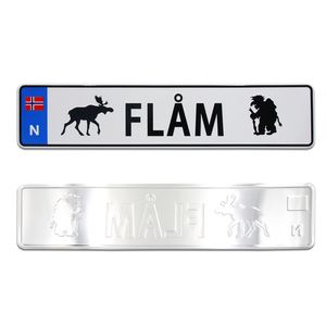 2026 Metal Manufacturer Wholesale Design Branding Pattern Embossed Decorative Aluminum Car Number <b>Plates</b> License <b>Plate</b> Custom - Product Image 3