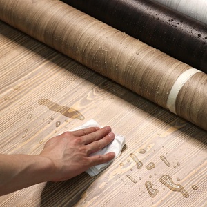 Film dekoratif pvc untuk menekan vakum, pvc foil warna serbuk kayu untuk membran menekan profil pembungkus untuk pintu lemari - Product Image 6