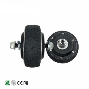 ZLTECH ISO9001 CE 4 pouces 24V 2N.m 50kg charge 450 tr/min AGV roue électrique à entraînement direct moteur de moyeu cc sans brosse pour Robot avec encodeur - Product Image 3