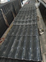 Tuile de toit en PVC ASA anti-corrosion Taier OEM, provenant d'une usine chinoise, tôle de toit ondulée pour villa moderne ou hôtel, matériau UPVC