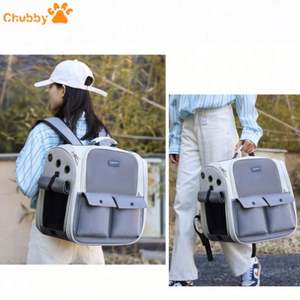 Mochila Transportadora de Gatos Cuadrada, Transpirable y Portátil, Bolsa de Transporte para Mascotas, Plegable, Mochila para Gatos para Exteriores - Product Image 5