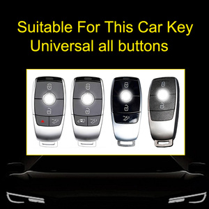 Innofit MEB1 luxe Couvre-clés de voiture en Tpu Bouton transparent pour <span class=keywords><strong>Mercedes</strong></span>-Benz <span class=keywords><strong>Classe</strong></span> B C E S GLS GLC260L 300L Universel - Product Image 2