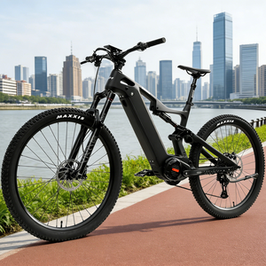 Promotion Vélo Électrique Tout-Terrain <span class=keywords><strong>Dengfu</strong></span> E55 en Fibre de Carbone, Suspension Intégrale, Moteur Bafang M620 1000W, Batterie 52V 20Ah, Roues 29 pouces - Product Image 1