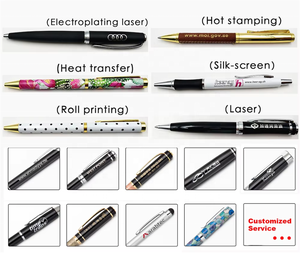 Promotional Cheap Price Metal Rollerball <strong>Pen</strong> Navy <strong>Blue</strong> Metal <strong>Pens</strong> Custom Printed LOGO Office Signature <strong>Pen</strong> for Gifts - Product Image 5