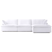 Meubles de salon modulaires haut de gamme, confortables et moelleux, canapé en forme de L, canapé sectionnel pour salon, appartement, hôtel