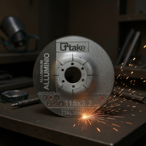 Disco Abrasivo con Centro Depresado Ttake de 115x3.2 mm para Corte de Aluminio - Product Image 3