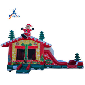 Château gonflable intérieur Santa, design commercial en PVC - Product Image 4