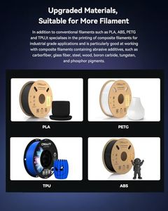 Buse en carbure de silicium à changement rapide de 0,4 mm pour imprimantes 3D Creality Officielles Phaetus, spécialement conçue pour le verre et le fibre de carbone - Product Image 6