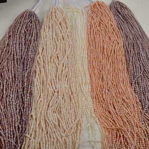 Nouvelles perles de millet en perles d'eau douce naturelles faites à la main de 2 à 2,5 mm, couleur blanche, matériau de bricolage, forme de riz, produit semi-fini, vente en gros - Product Image 3