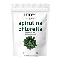 Comprimés de chlorella spiruline OEM/ODM riches en protéines végétaliennes et chlorophylle 4 mois d'approvisionnement, extrêmement nutritifs avec des vitamines