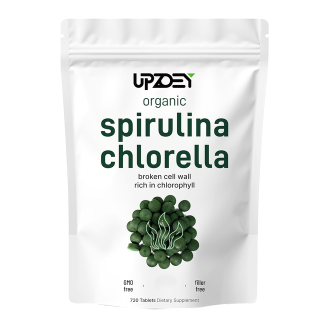 OEM/ODM Chlorella Spirulina Tablets Rich in Vegan Protein & Chlorophyll 4 Months Supply,Extremely Nutritious With Vitamin