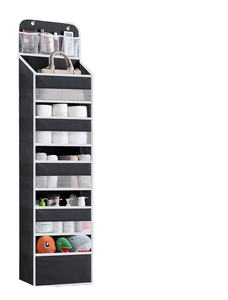 Organizador colgante de Metal para puerta, 4 bolsillos de gran capacidad para armario, baño, guardería, dormitorio, almacenamiento de dormitorio, juguetes, ropa cosmética - Product Image 5