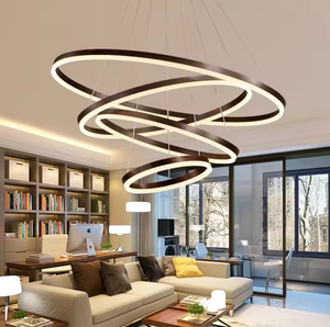 Zeal Lighting lujo botánico cúpula anillo colgante luces oro moderno burbuja de vidrio para el hogar - Product Image 2