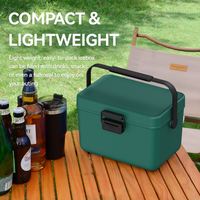 Glacière isotherme OEM à panneau solaire thermique, petite capacité, pour pique-nique et camping en extérieur, en PP, pour aliments frais et glace