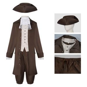 Disfraz de Presidente Washington para Hombre, Estilo Medieval, Victoriano, Pirata, Colonial, para Fiesta de Halloween, MDEC-070 - Product Image 3