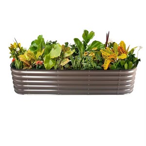 Vente en gros de kits de jardinières surélevées de 32 pouces/81 cm de hauteur, en acier galvanisé, pour l'extérieur, pour légumes, fleurs, herbes - Product Image 3