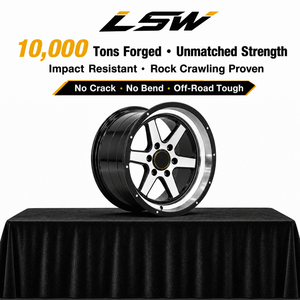ล้อฟอร์จ LSR674s ขนาด 17x9 18x9 20x9 6x139.7 สำหรับออฟโรด สีดำขัดเงา สำหรับรถยนต์โตโยต้า 4Runner Tacoma - Product Image 3