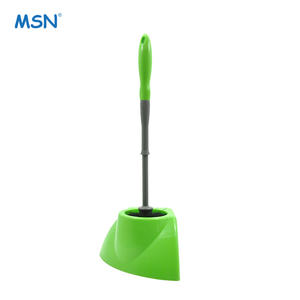 现代设计处女PP合成长丝马桶刷桶套装塑料浴室清洁工具 - Product Image 1