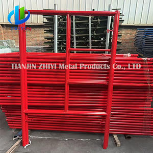 Échafaudage en métal Cadre italien <span class=keywords><strong>de</strong></span> 5 mètres Plate-forme d'échafaudage Panneau <span class=keywords><strong>de</strong></span> marche Échafaudage pliable pour la construction - Product Image 2