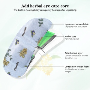 Mascarilla Ocular Autocalentable de Vapor de Marca Privada con Material de Algodón <span class=keywords><strong>para</strong></span> <span class=keywords><strong>Dormir</strong></span>, Spa, Relajación, con Aroma a Lavanda, Calor Suave, Ideal <span class=keywords><strong>para</strong></span> Viajes, OEM - Product Image 2