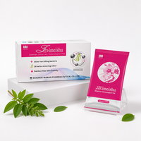 Zimeishu Protège-slip sans ailettes aux ions d'argent, Soin féminin quotidien, Contrôle longue durée des odeurs, Protection confortable et respirante pour femmes