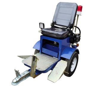 Máquina de pintura termoplástica para señalización vial Showway Line Driver, con motor de gasolina de 5.5HP, dos plataformas para los pies, modelo SW-11. - Product Image 1
