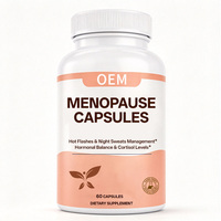 Capsules pour la ménopause, 60 unités, complément alimentaire, OEM ODM, marque privée, formule personnalisée pour femmes