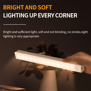 <span class=keywords><strong>LED</strong></span> sensore di movimento luce moderna sotto il Cabinet illuminazione ricaricabile Smart Bar per TV da cucina - Product Image 3