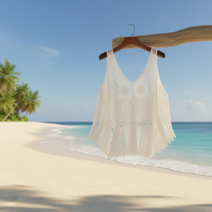 Copricostume Sexy da Donna in Chiffon per l'Estate, Sarong Bikini, Copricostume Kaftan da Spiaggia W22054-30 - Product Image 3