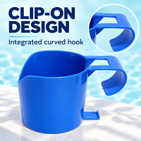 Support de verre et étagère de rangement en plastique pour piscine, en stock, pour boissons/bière