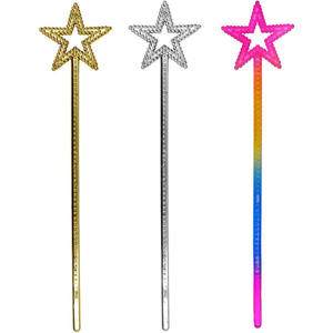 Varita Mágica de Estrella, Accesorios de Princesa Ángel Hada, Varita Mágica de Estrella para Decoraciones de Fiesta de Cumpleaños de Halloween - Product Image 5
