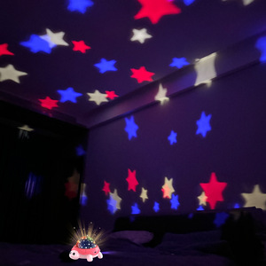 Projecteur de lumière nocturne <span class=keywords><strong>Tortue</strong></span> Porte-Bonheur pour enfants, contrôlé par la voix, pour l'apprentissage de la marche des bébés, musical et lumineux - Product Image 3