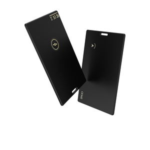 Localizzatore di Smart Card ricaricabile con dispositivo di localizzazione impermeabile per Tracker a portafoglio posizione di allarme compatibile con IOS "trova la mia carta" realizzata in plastica resistente - Product Image 1