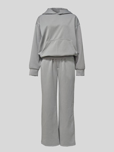 Two Piece Jogging Suit Pullover Tracksuit Best Ladies Tracksuit Set <strong>Blue</strong> Cotton Fleece Oem Custom Female Training Sports <strong>Wear</strong> - Product Image 5