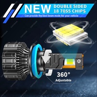 Usine apparence élégante Super luminosité K19 voiture phare LED H13 H11 H4 H3 H7 7055 puce 6000K 38000LM lampes de phare LED