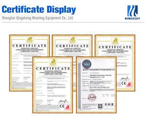 Combo de lavadora secadora de acero inoxidable comercial de <span class=keywords><strong>autoservicio</strong></span> con máquina expendedora de lavandería de limpieza de agua fría - Product Image 5