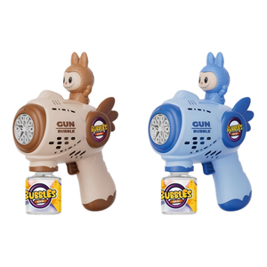 Venta caliente <span class=keywords><strong>Pokeman</strong></span> 10 agujeros juguete de burbujas eléctricas ABS plástico Spider Man máquina de soplado de burbujas pistola de burbujas para niños Juego al aire libre - Product Image 3