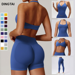 Produttore di <span class=keywords><strong>Abbigliamento</strong></span> Sportivo Personalizzato, Fornitore OEM di Set Activewear <span class=keywords><strong>per</strong></span> Marchi Privati, Fabbrica di <span class=keywords><strong>Abbigliamento</strong></span> <span class=keywords><strong>Yoga</strong></span> Senza Cuciture - Product Image 1