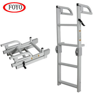Eyfoyo — échelle de <span class=keywords><strong>piscine</strong></span> marine en aluminium, <span class=keywords><strong>4</strong></span> <span class=keywords><strong>marches</strong></span>, pour bateau attique, pour yacht - Product Image 3