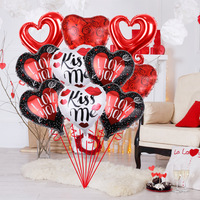 Ensemble de 10 ballons en feuille pour la Saint-Valentin, ballon en forme de cœur « Je t'aime » pour mariage, Saint-Valentin, propositions de mariage, décorations