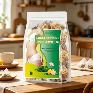 Tisane aux feuilles <span class=keywords><strong>de</strong></span> lotus, <span class=keywords><strong>de</strong></span> sureau et <span class=keywords><strong>de</strong></span> citron 5g x 30 sachets pyramidaux NutriCha Gestion du poids quotidienne Expédition rapide En stock Vente en gros - Product Image 5