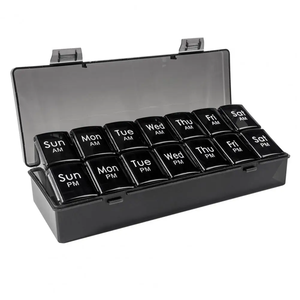 2025 hot-bán thuốc hộp lưu trữ, tùy chỉnh xách tay du lịch hộp thuốc, 7-ngày cung cấp, <span class=keywords><strong>Monday</strong></span> đến chủ nhật - Product Image 5