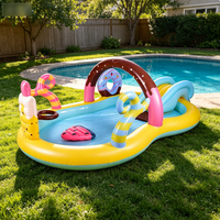 Plateforme flottante gonflable, piscine gonflable, piscine de loisirs aquatiques