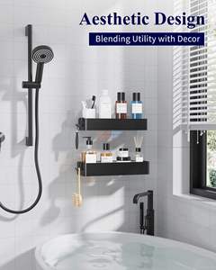 Organizador de Ducha Metálico Resistente al Agua, Estante de Almacenamiento para Baño y Cocina - Product Image 2