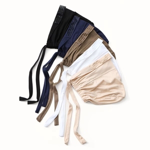 Sous-hijab en jersey de coton extensible antidérapant en silicone pour femmes musulmanes, ajustable avec lien arrière, pour l'automne - Product Image 3