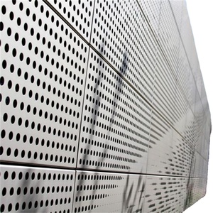 6.35mm Diameter Holes 10 Micron Clear Anodized Finish <b>Aluminum</b> Building Perforated Twill Weave Plate with Welding - Product Image 5