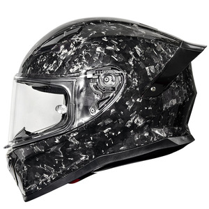 Casque intégral en fibre de carbone haute résistance, pour la course moto et la conduite sur route, protection moto HF-012 en fibre de carbone - Product Image 5