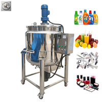 Agitateur Homogénéisateur Automatique FKJX 100L/200L/500L en SUS304 à Double Enveloppe Multifonctionnel pour Jus, Liquides, Sirops, Émulsions, Peintures