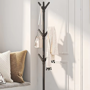 Light Luxury Single Vertical Bedroom Clothes and Hats <b>Rack</b> <b>Plastic</b> Material for Living Room Use - Product Image 2